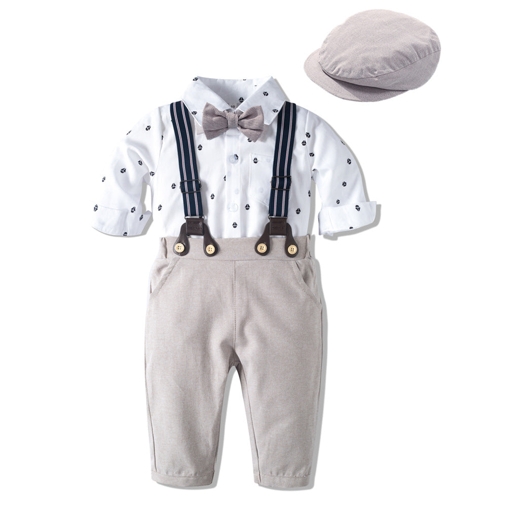 KHAKI 3-PIECE CHILDREN'S SUIT