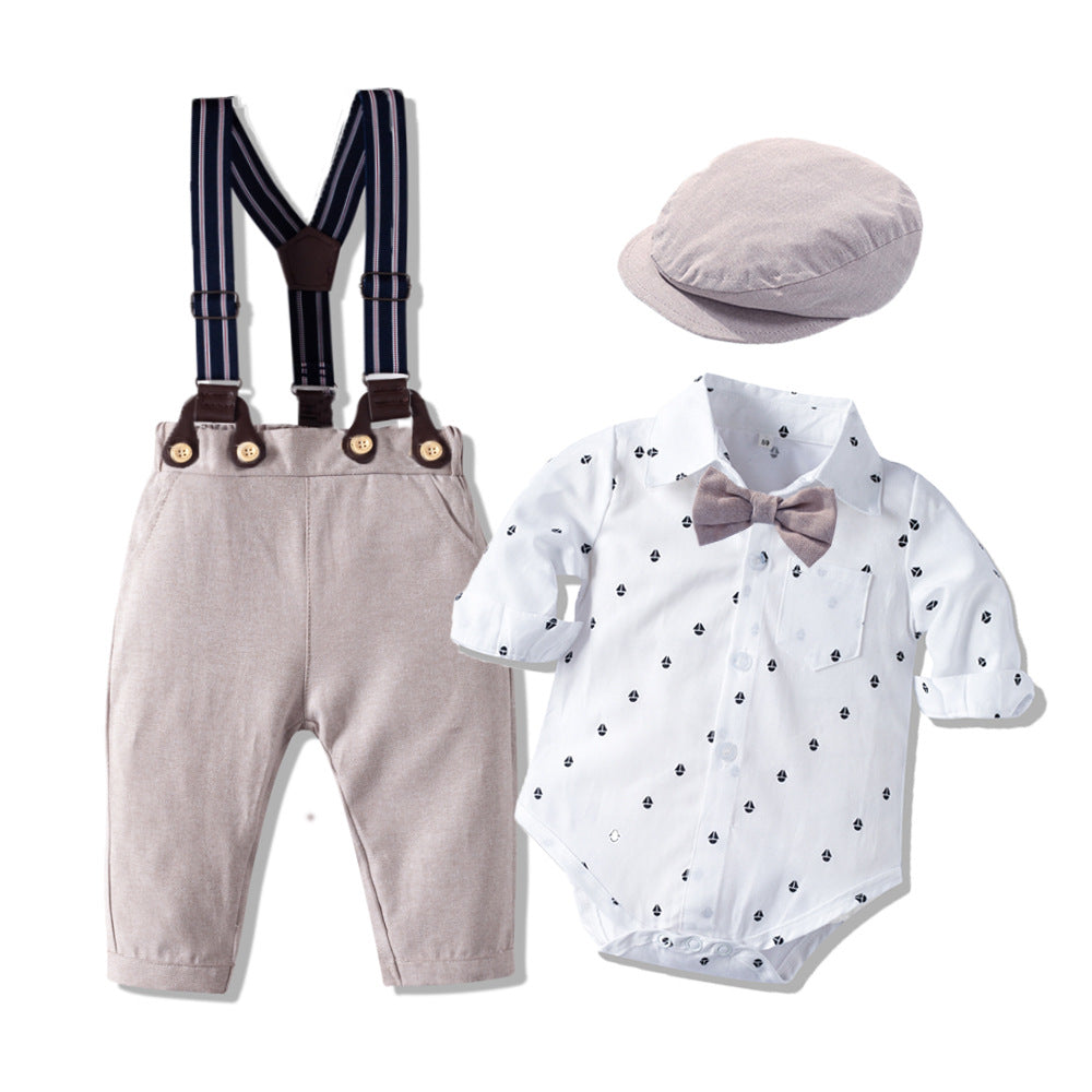 KHAKI 3-PIECE CHILDREN'S SUIT