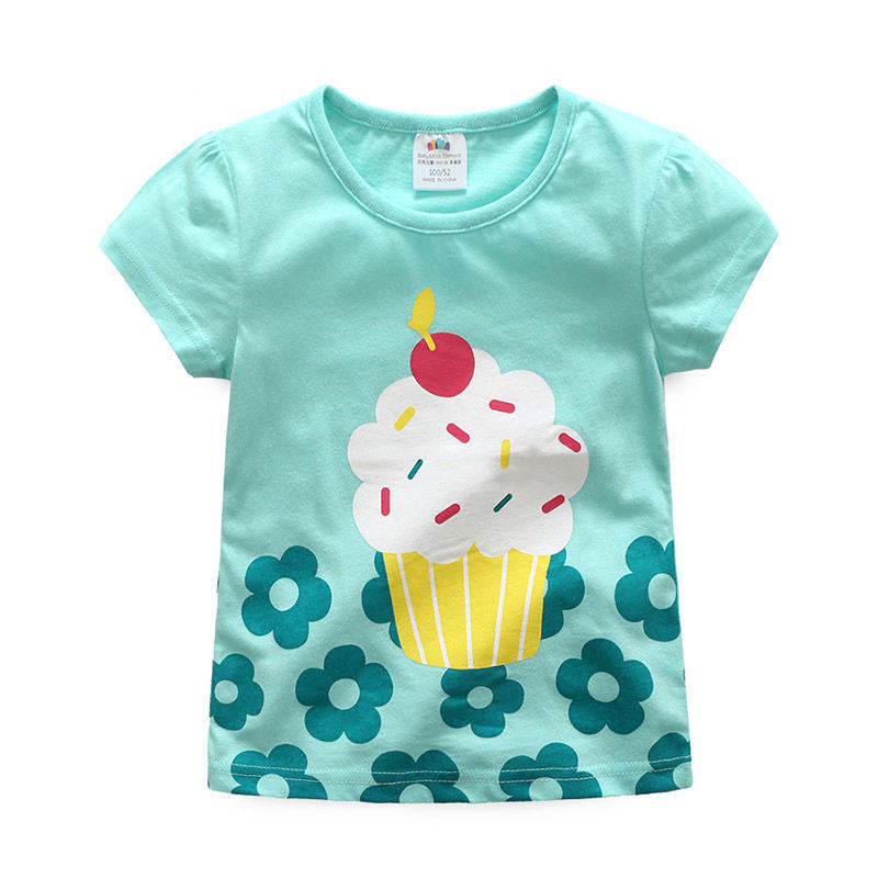 Camiseta Infantil de Algodón para Niños