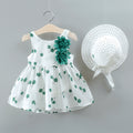 Vestido de Cerezas para Niña 6-24 Meses Algodón