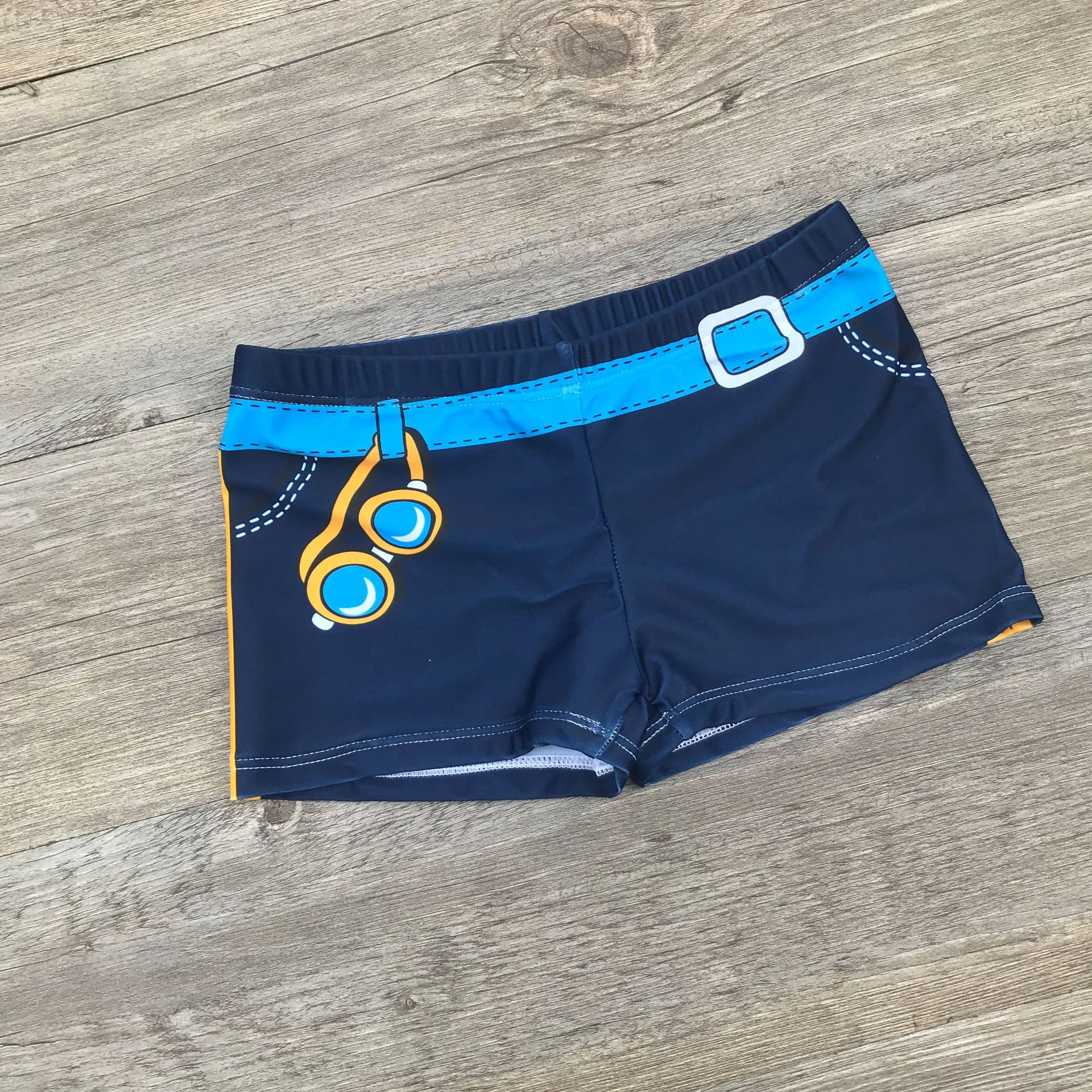 Bañador Bermudas Tiburón para Niños — Fluorescente y Divertido