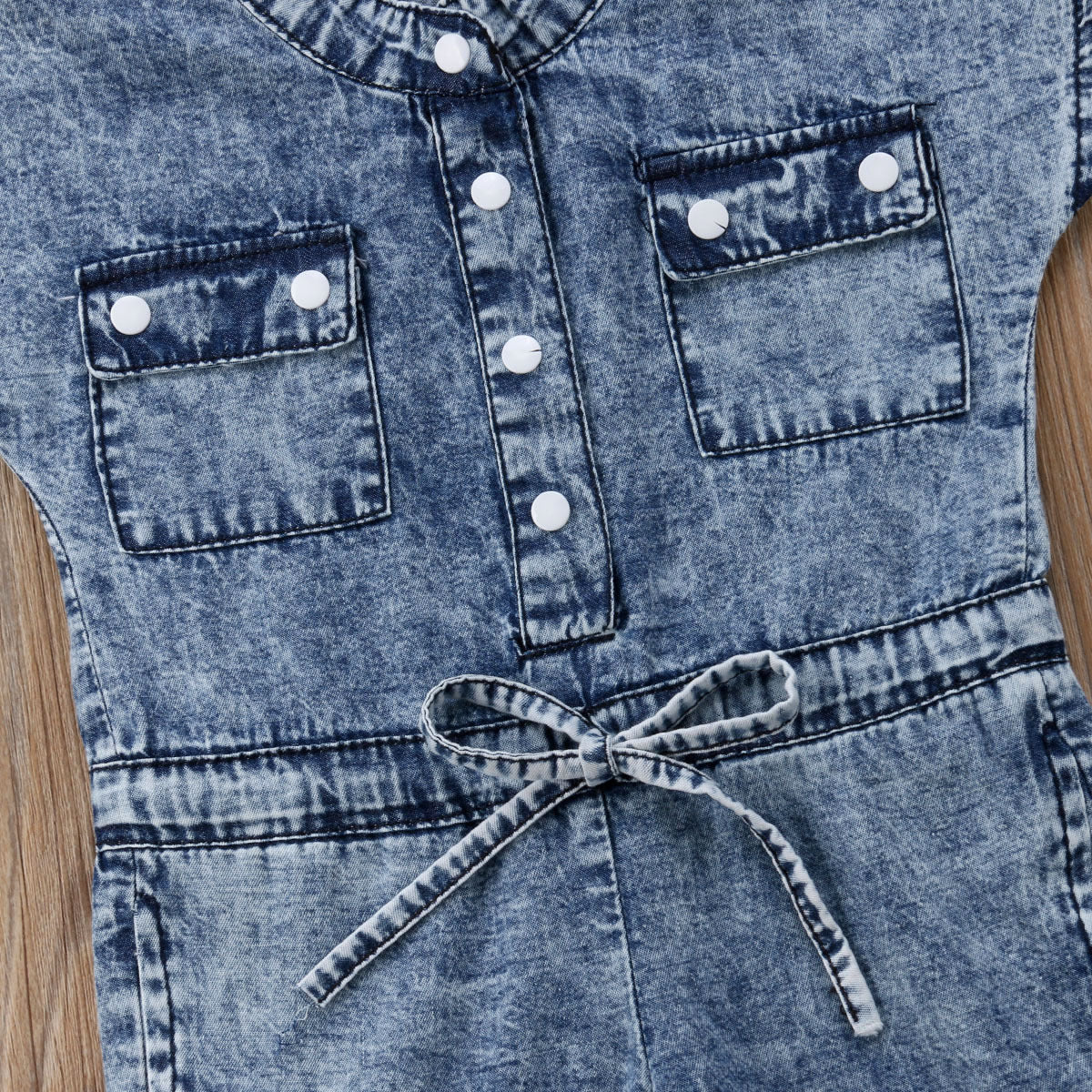 GIRLS' DENIM OVERALLS