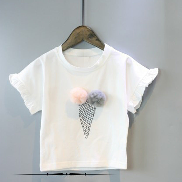 Conjunto de Dos Piezas para Niñas — Algodón 60% Estilo Coreano Verano