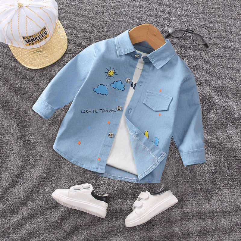 Ropa Infantil Fina de Algodón Puro — Primavera y Otoño