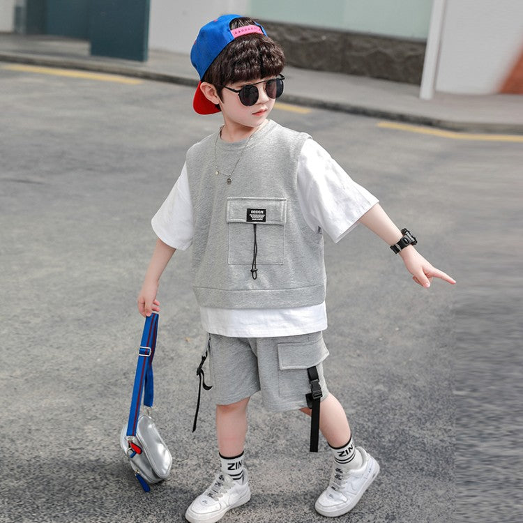 Conjunto de Peto para Niños 2 Piezas 2-10 Años