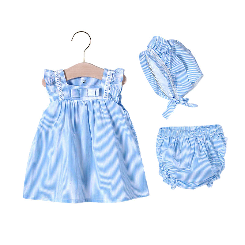 Vestido para Bebé Niña de 3 Piezas