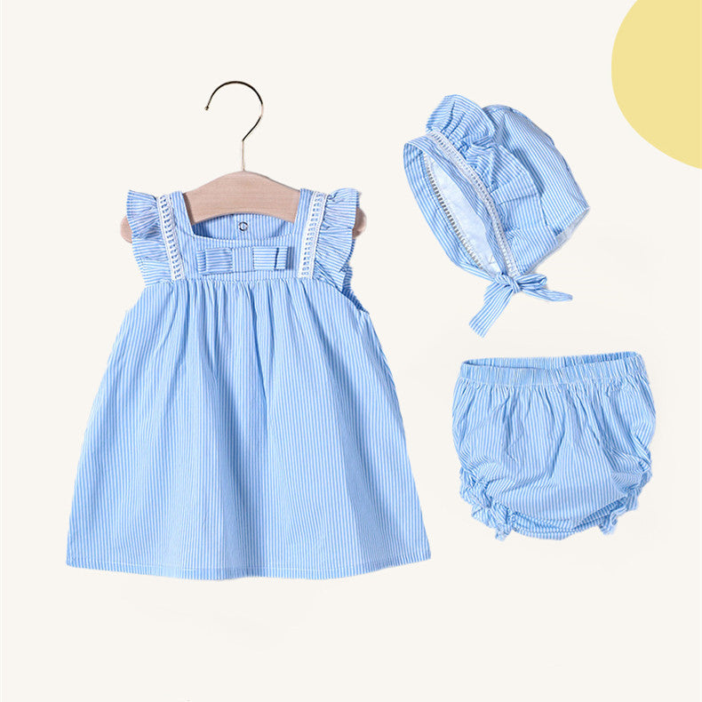 Vestido para Bebé Niña de 3 Piezas