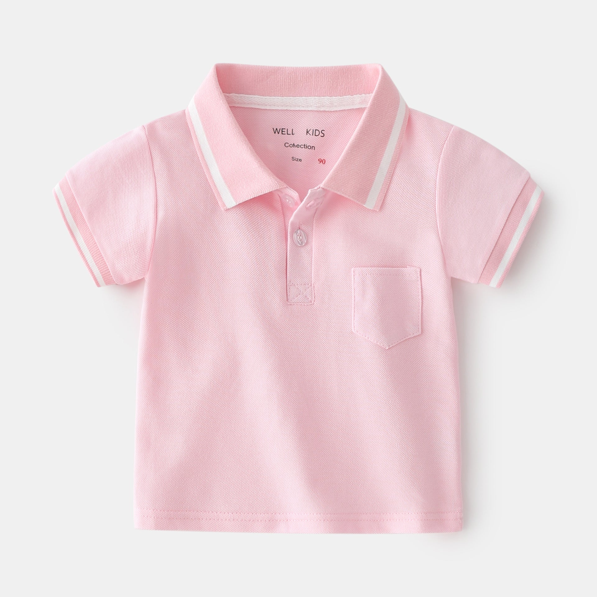 Camisa Polo Manga Corta para Niños — Algodón Casual