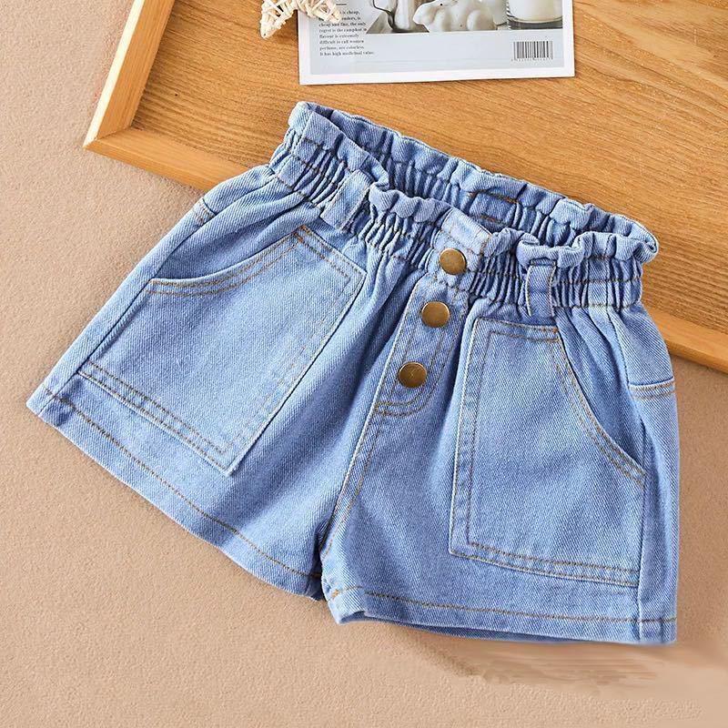 Pantalones Cortos Vaqueros para Niñas — Denim Verano