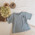 Camiseta de Algodón para Niños — Cuello Redondo Manga Corta