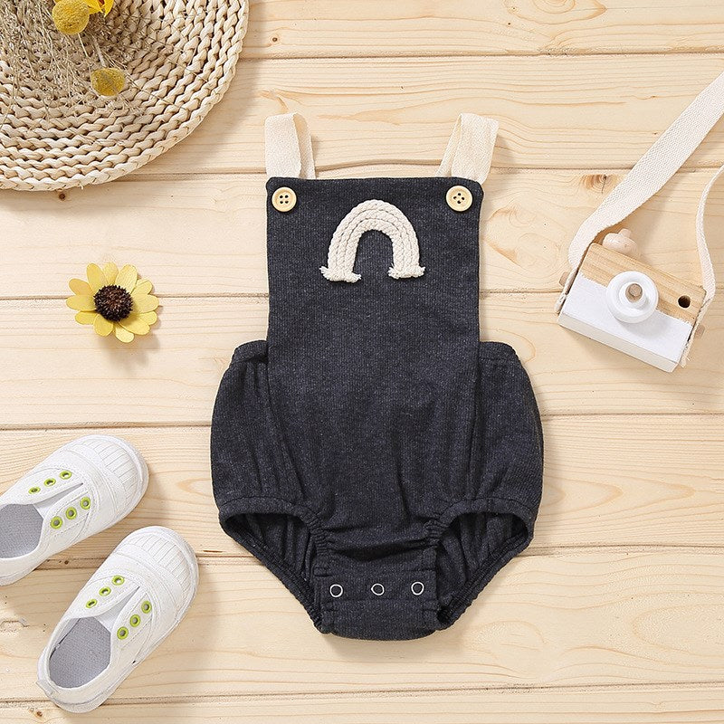 Pelele Unisex para Recién Nacido — Poliéster Suave Bebé