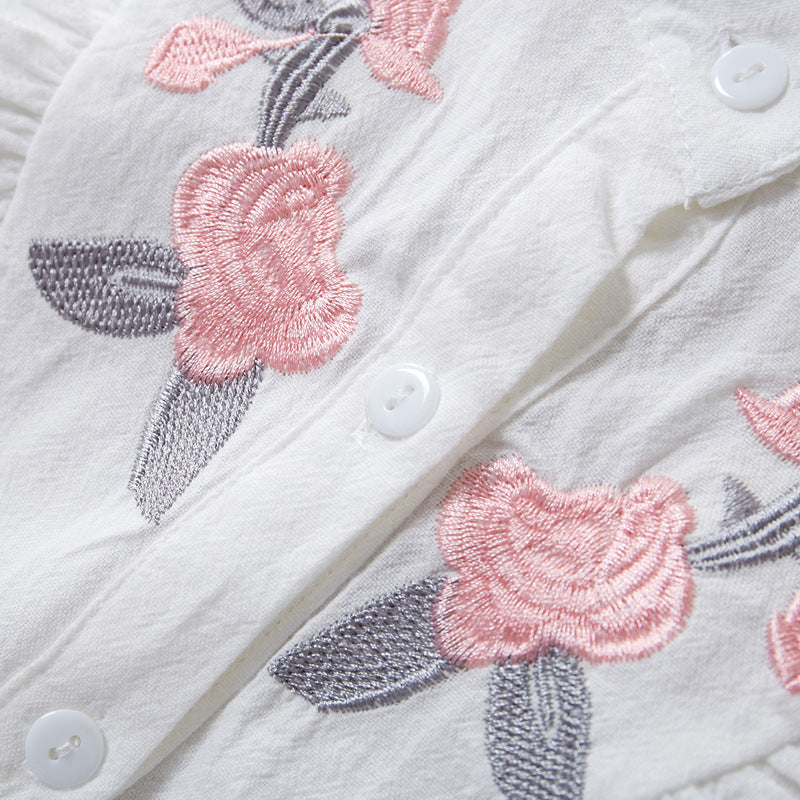 Conjunto de Niña de Dos Piezas — Algodón Cómodo Verano