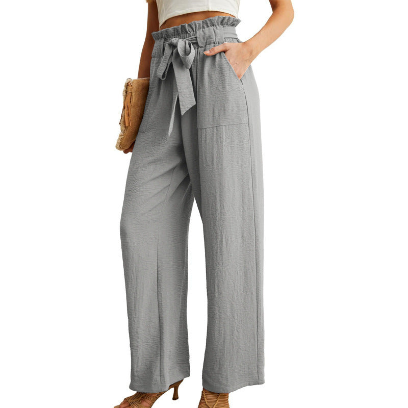Pantalón Holgado con Cierre Ajustable y Cordones