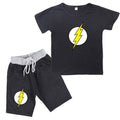 Flash short-sleeved cotton set