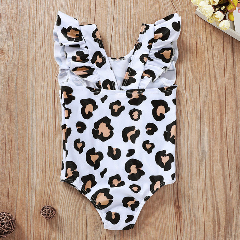 Traje de Baño Una Pieza para Niñas — Bañador Estampado