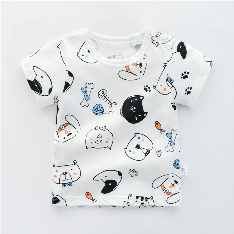 Camiseta de Algodón para Niños — Suave y Transpirable