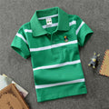 Boy's short-sleeved polo shirt