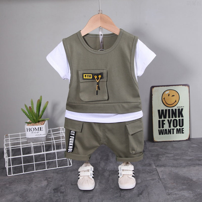 Conjunto de Moda de Dos Piezas para Niño — Tendencia y Comodidad