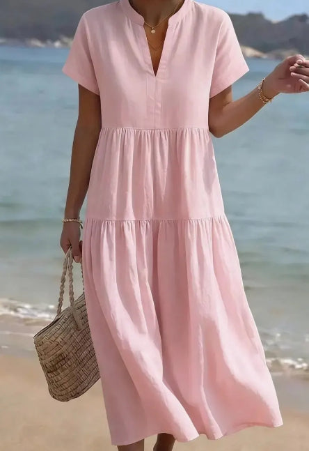 Vestido de Poliéster Ligero y Versátil para Mujer
