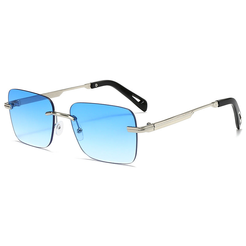 Gafas de sol cuadradas caladas para hombre y mujer.