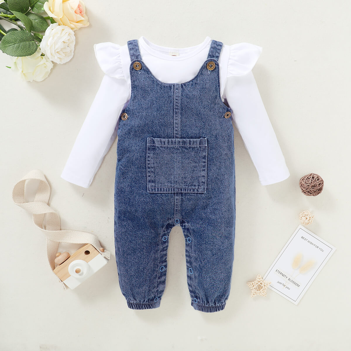 Conjunto Niña Dos Piezas Algodón 1-3 Años