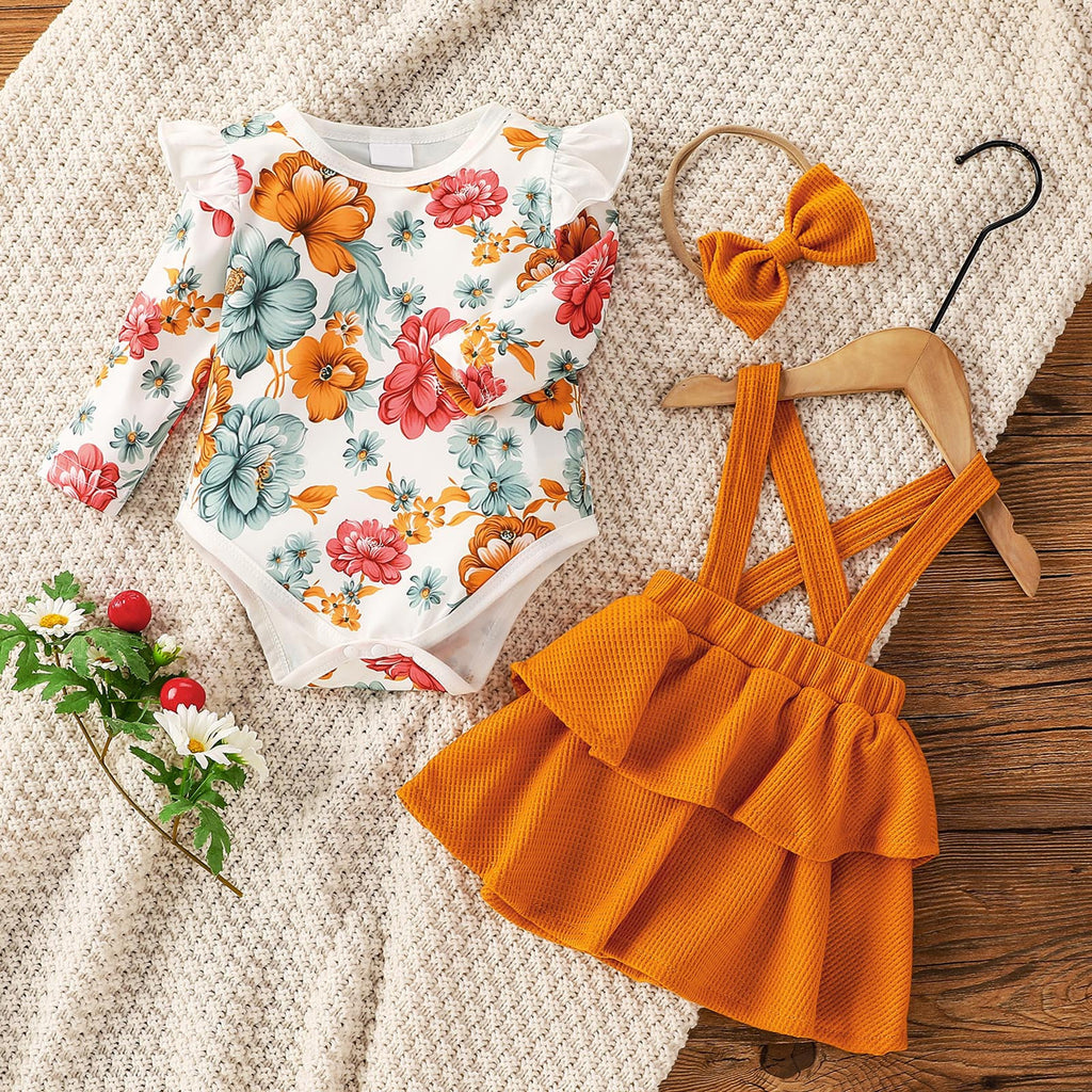 Conjunto de 3 piezas para niña — elegante y cómodo
