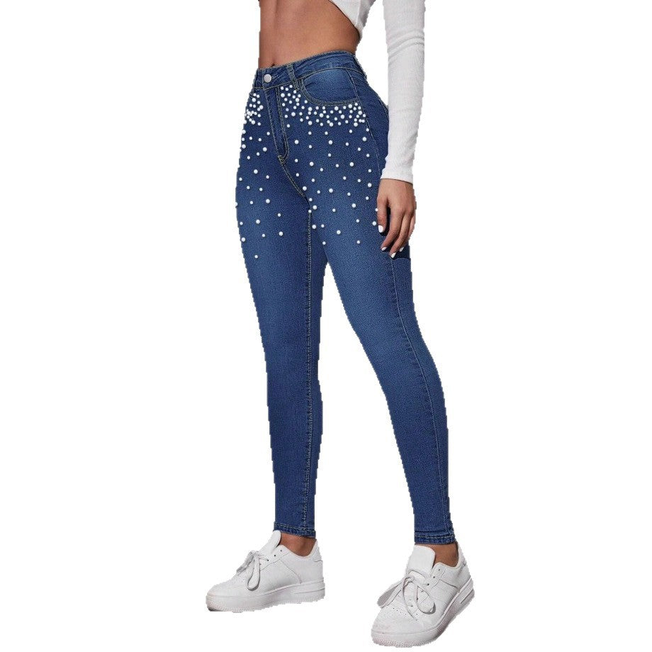 Pantalones vaqueros Pearl para mujer, corte ajustado.