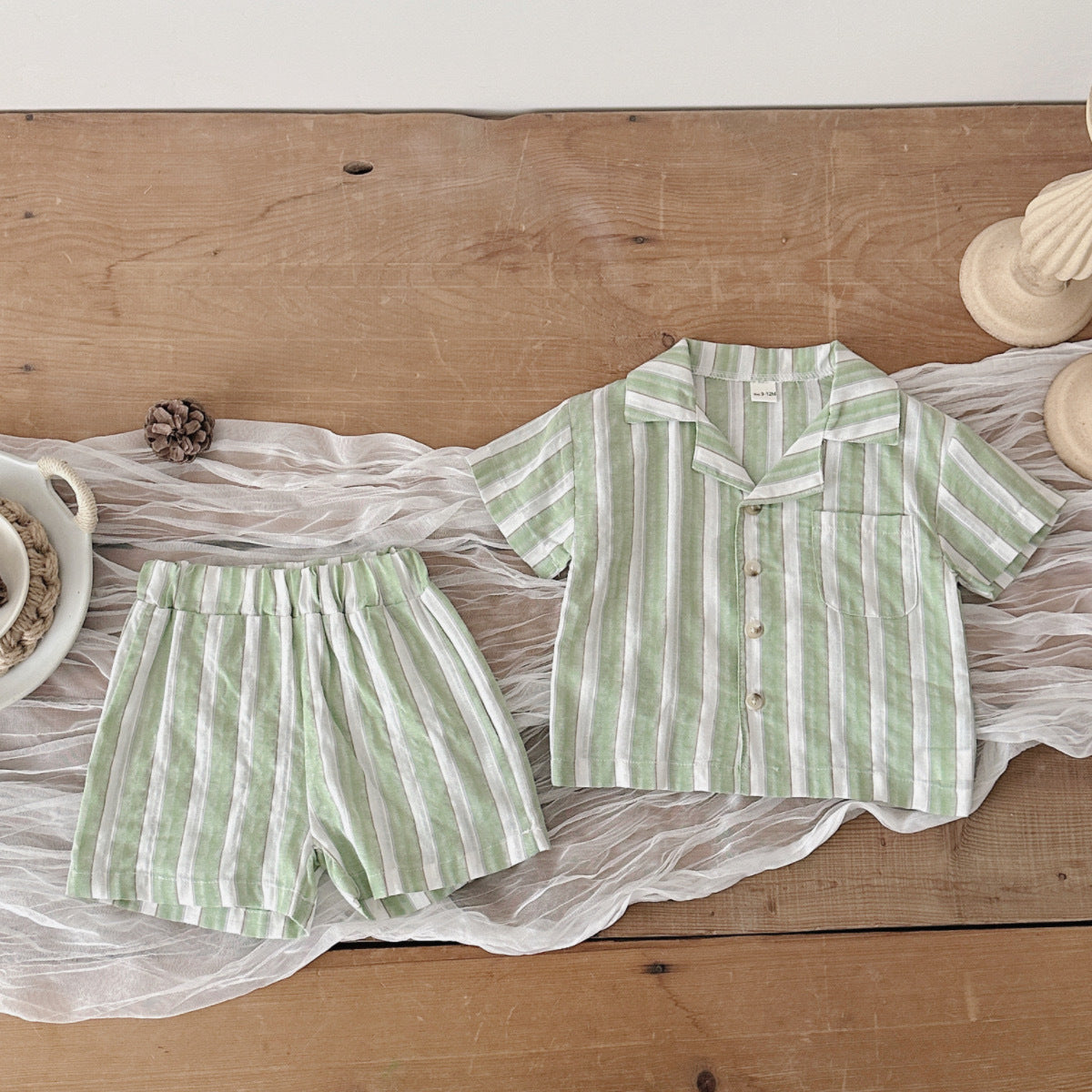 Conjunto Transpirable de Camisa y Pantalón para Niño — Cómodo y Fresco