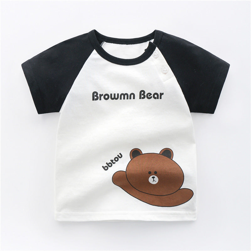Camiseta de Algodón para Niños — Suave y Transpirable