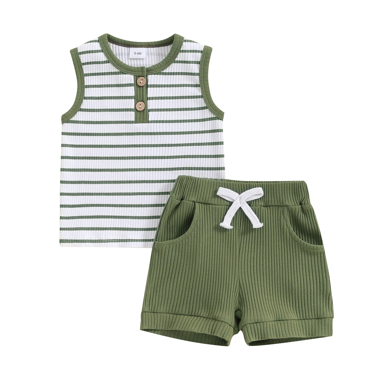 Conjunto de Dos Piezas para Niño — Cómodo y Versátil para el Verano