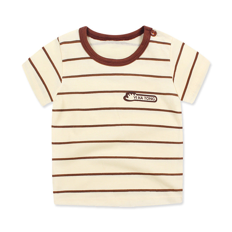 Camiseta Infantil Estampada — Algodón Niños Verano