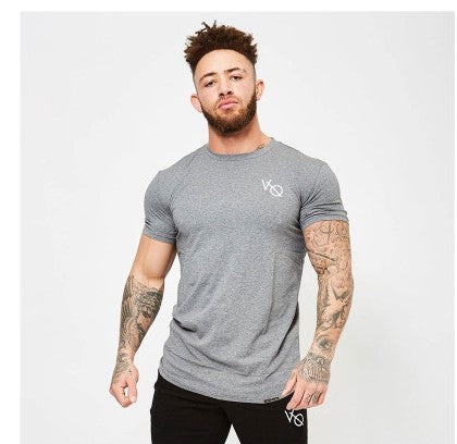 Verano transpirable Cuello Redondo de manga corta camiseta de baloncesto de Moda casual