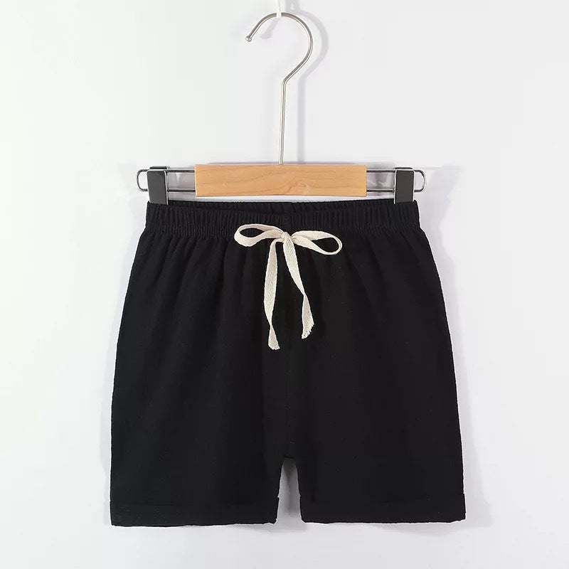 Pantalones Cortos Finos de Verano para Niños — Algodón 100% Multicolor