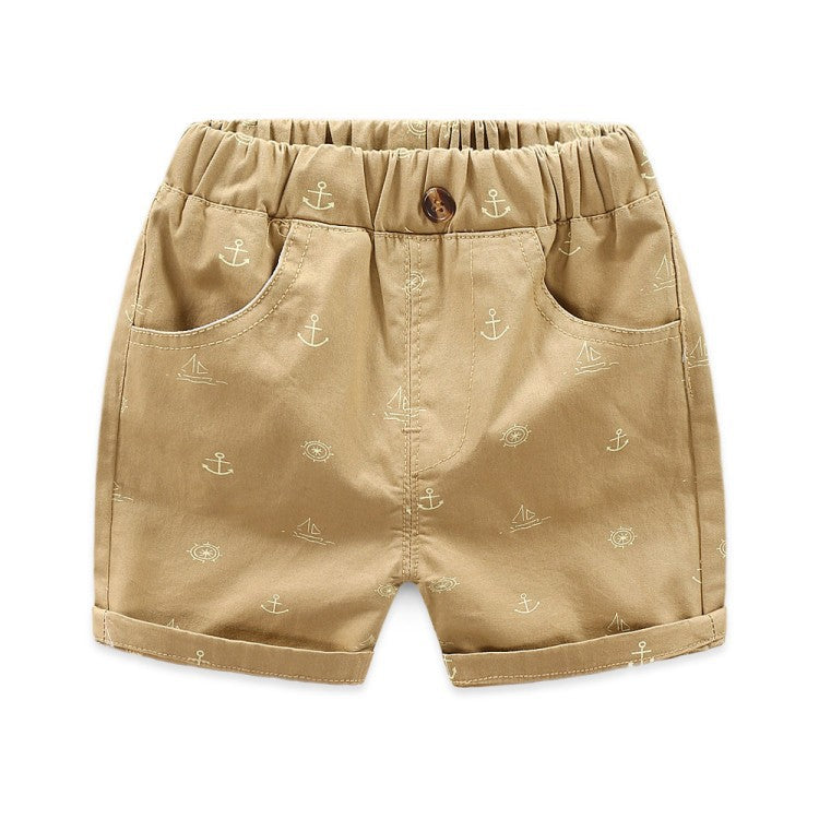 Pantalones Cortos Informales de Algodón para Niños — Estilo Coreano Verano