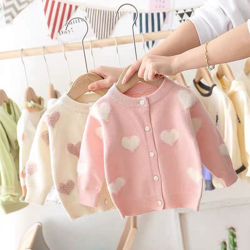 GIRL'S KNITTED CARDIGAN