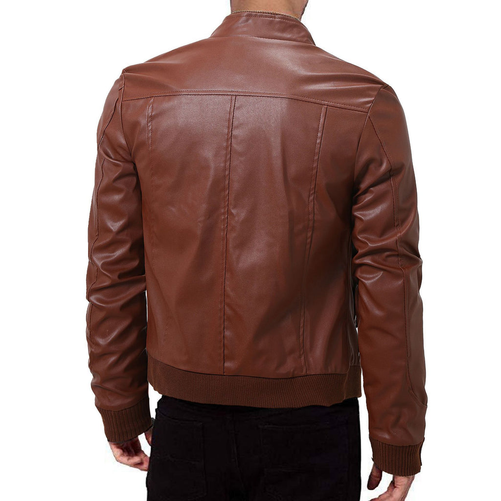 CHAQUETA DE CUERO PARA HOMBRE