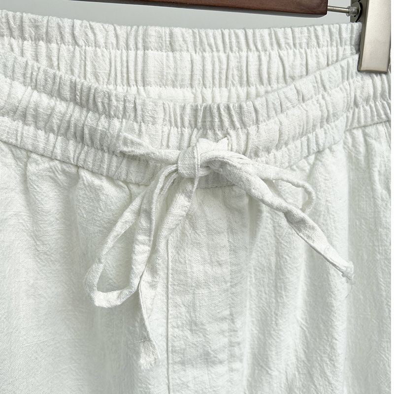 Pantalón Casual de Algodón y Lino para Hombre