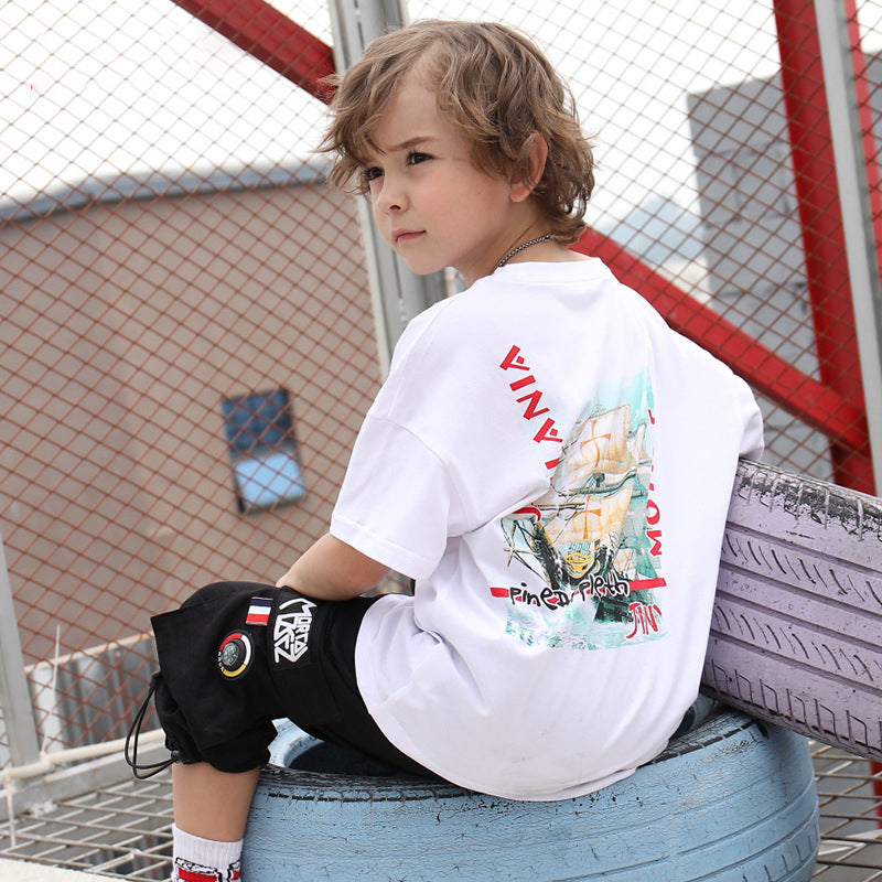 BOY'S T-SHIRT WITH PRINT