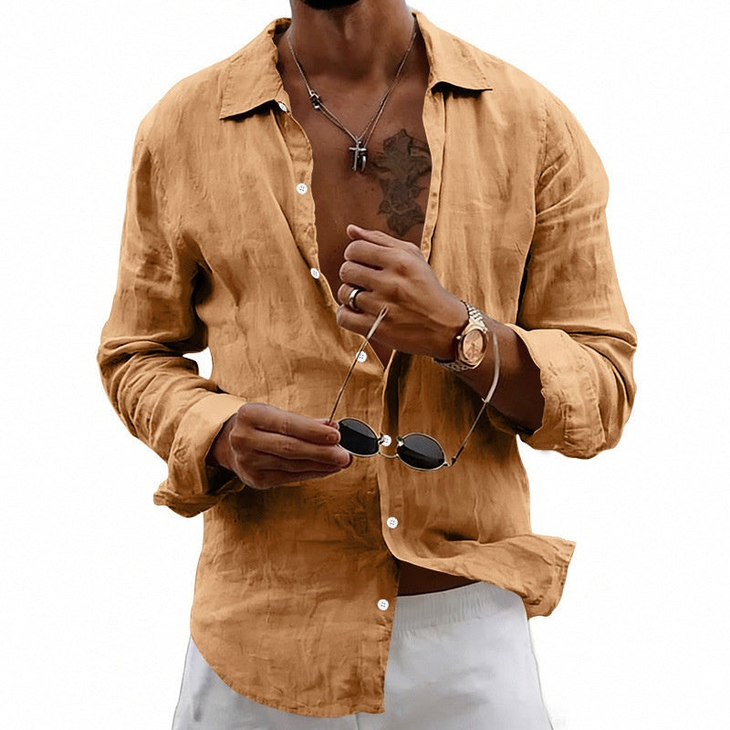 Camisa Versátil de Lino para Hombre