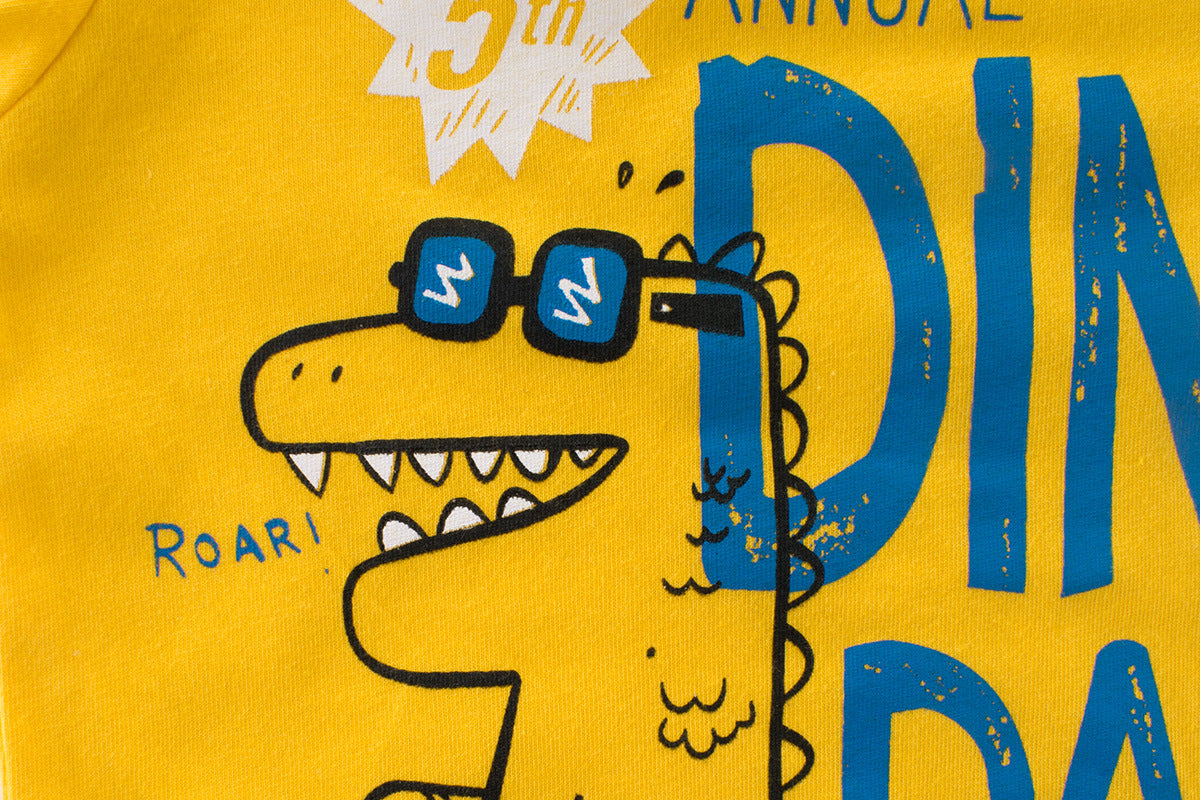 Camiseta Suéter Manga Corta para Niño y Bebé — Verano