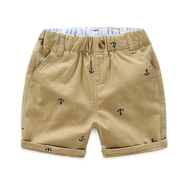 Pantalones Cortos Informales de Algodón para Niños — Estilo Coreano Verano