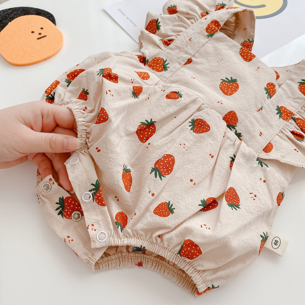 Pelele de Verano Sin Mangas para Bebé Niña