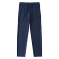 Conjunto clásico informal de algodón y cáñamo para hombre.