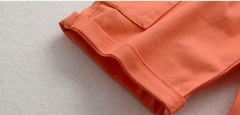 Pantalón Corto de Niño con Bolsillos — Algodón Casual