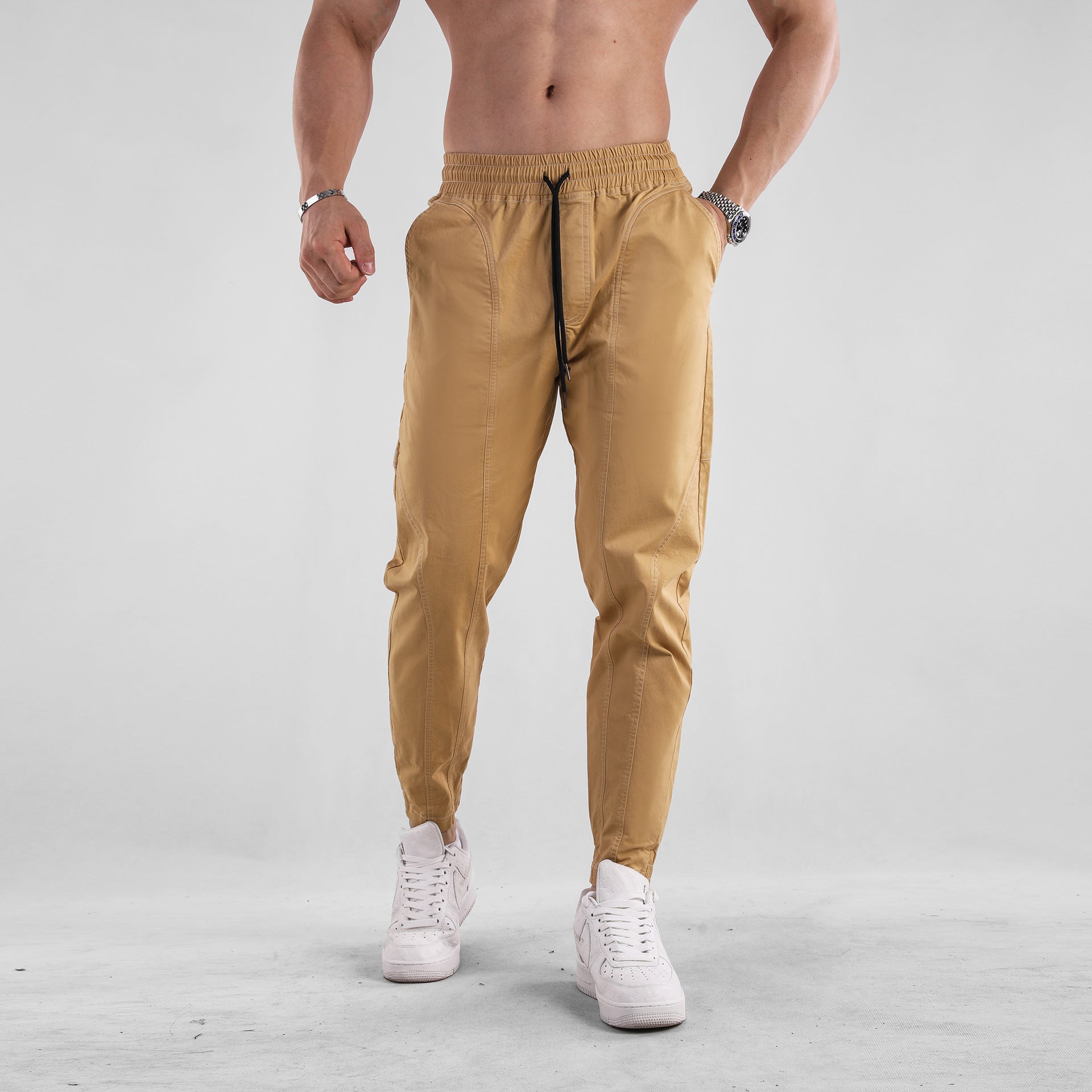Pantalones deportivos finos y transpirables