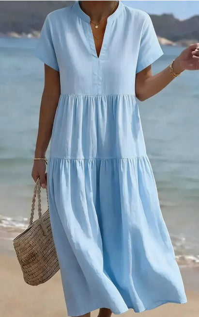 Vestido de Poliéster Ligero y Versátil para Mujer
