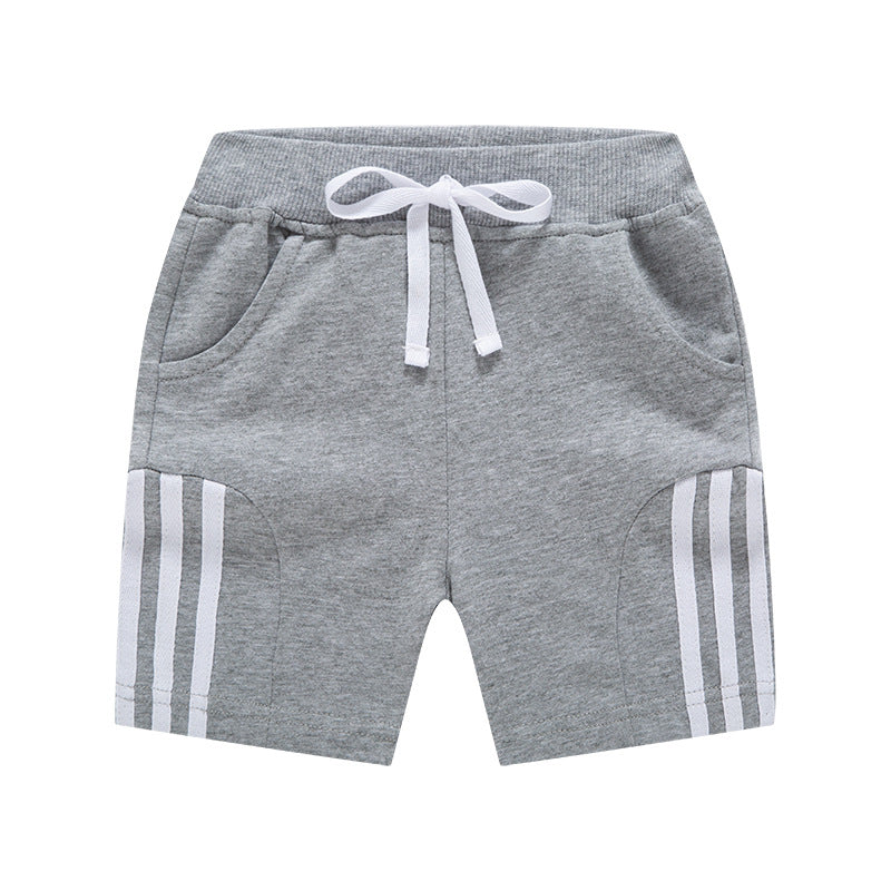 Pantalones Cortos Deportivos de Algodón para Niños — Estilo Coreano Verano