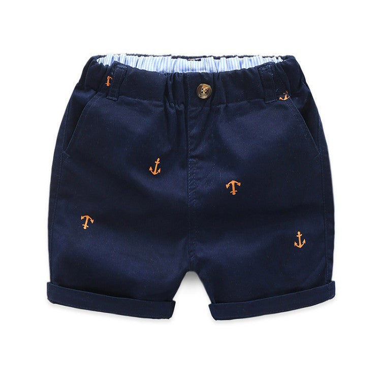 Pantalones Cortos Informales de Algodón para Niños — Estilo Coreano Verano