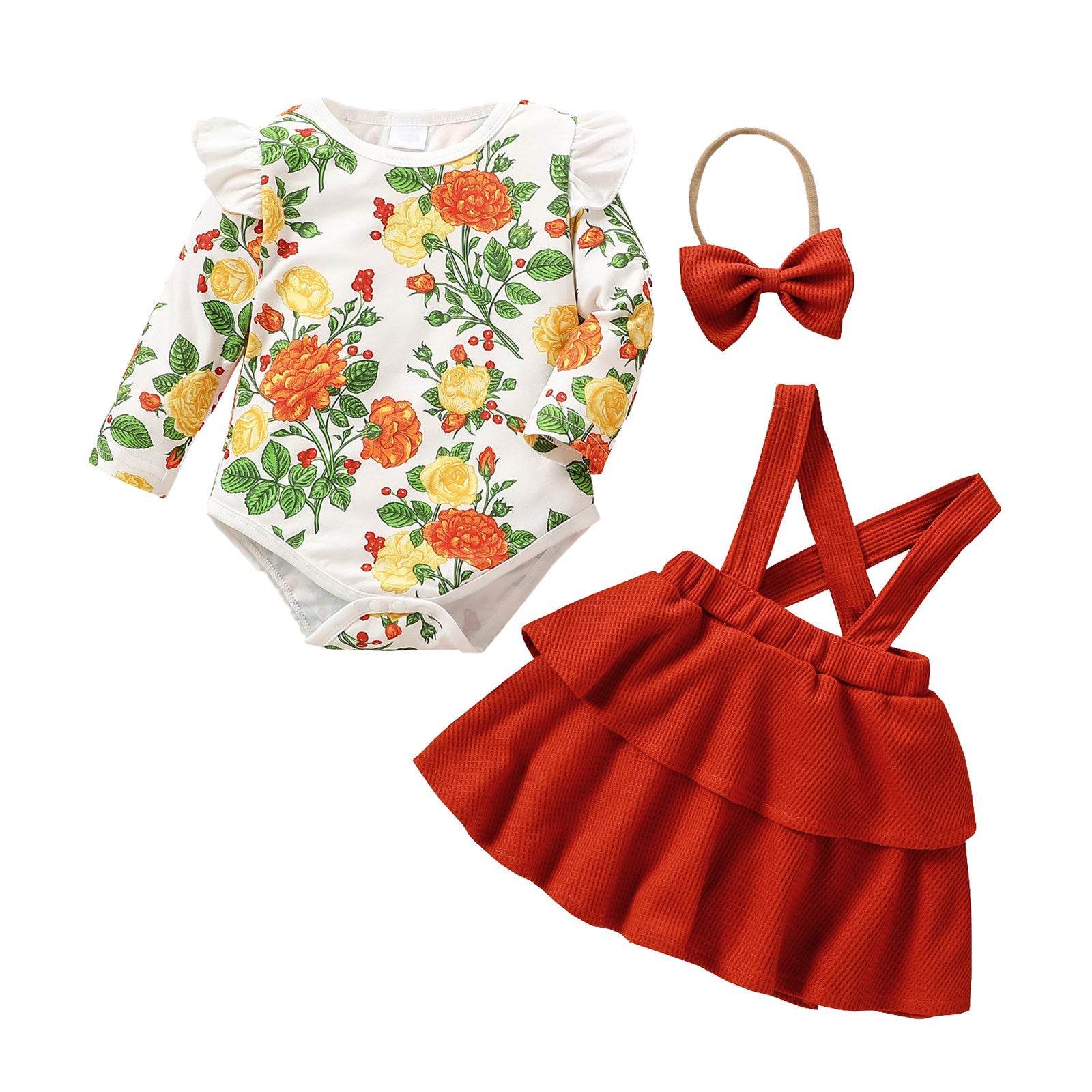 Conjunto de 3 piezas para niña — elegante y cómodo