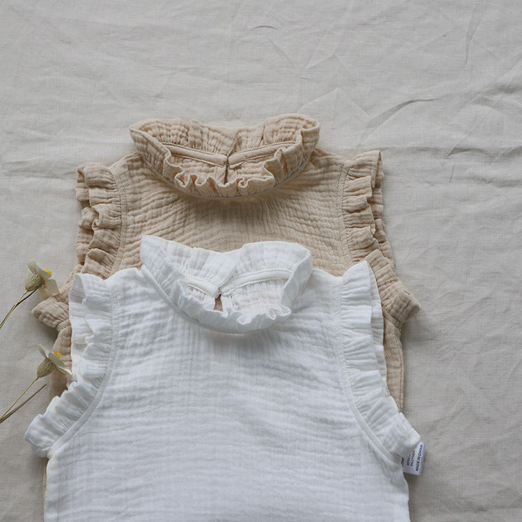 Baby girls' summer floral vest top